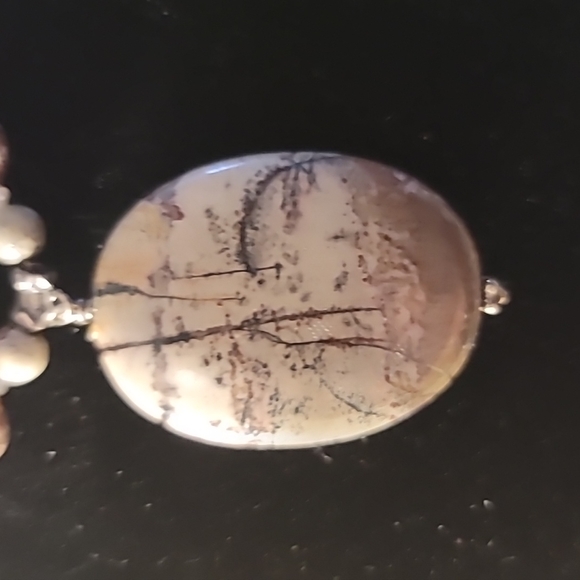 Picture Jasper Stone Necklace - Picture 2 of 6